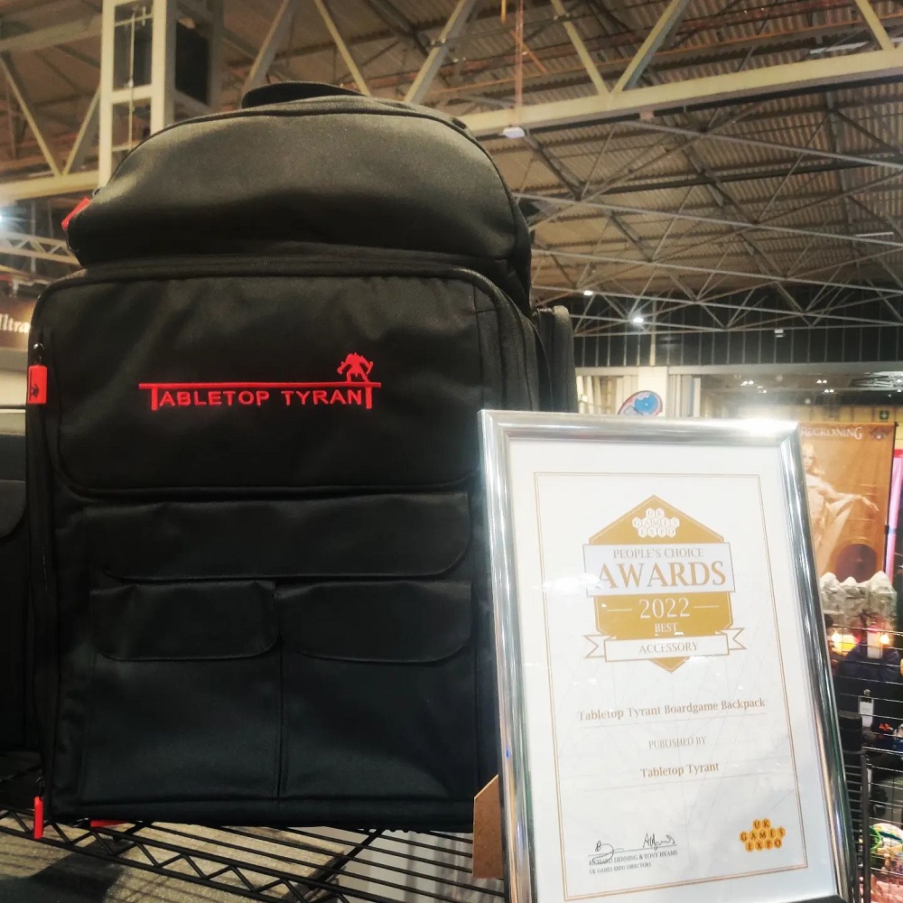 Award Winning Tabletop Tyrant Backpack