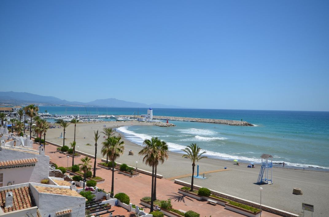 Beach Promenade La Duquesa2 Background