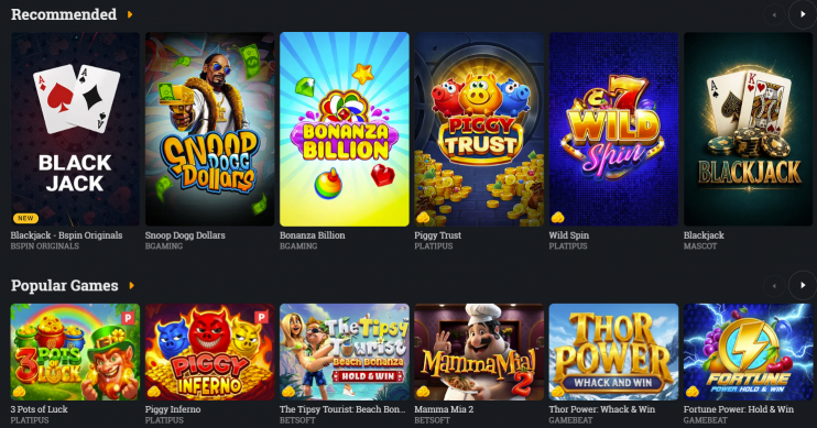 Bspin Recommended Games