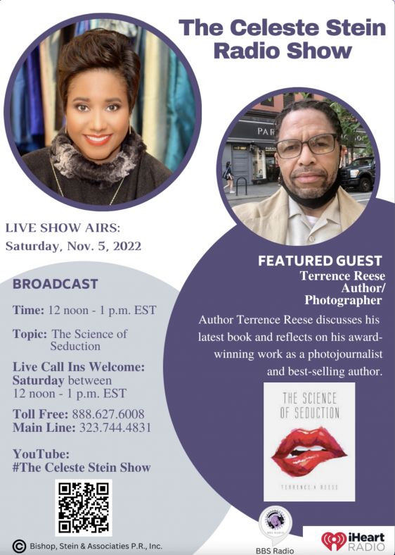 Celeste Stein Show features author Terrence Reese