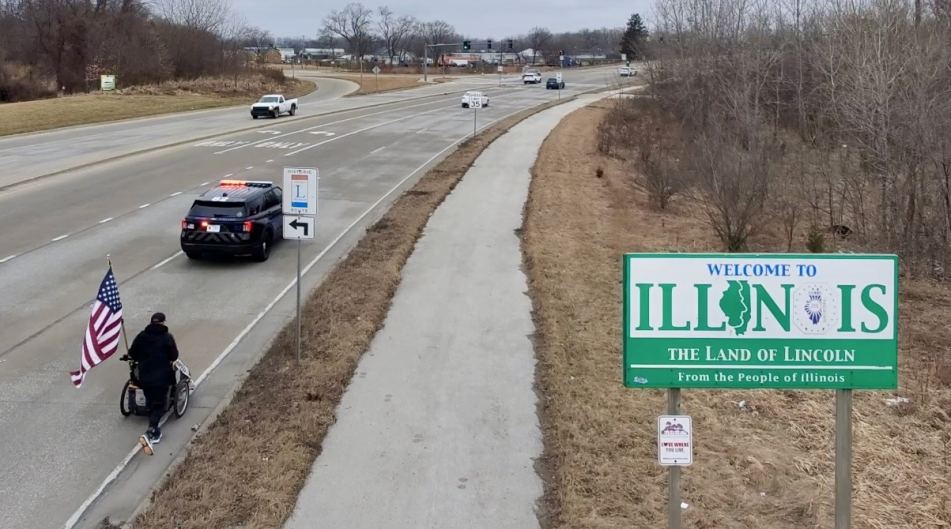 Coughlan enters Illinois, February 2026