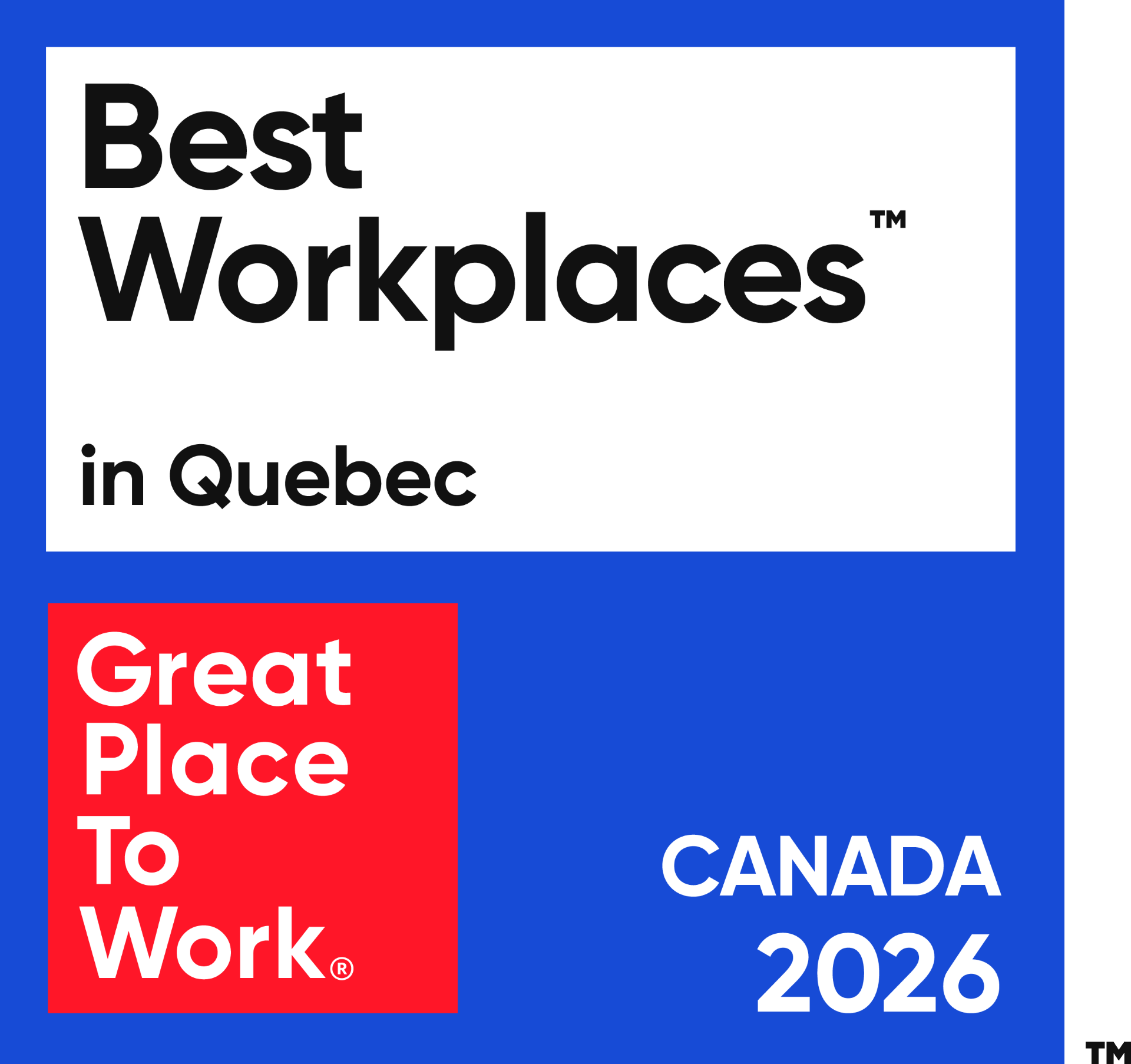 Datavalet: 2026 Best Workplaces™ in Quebec