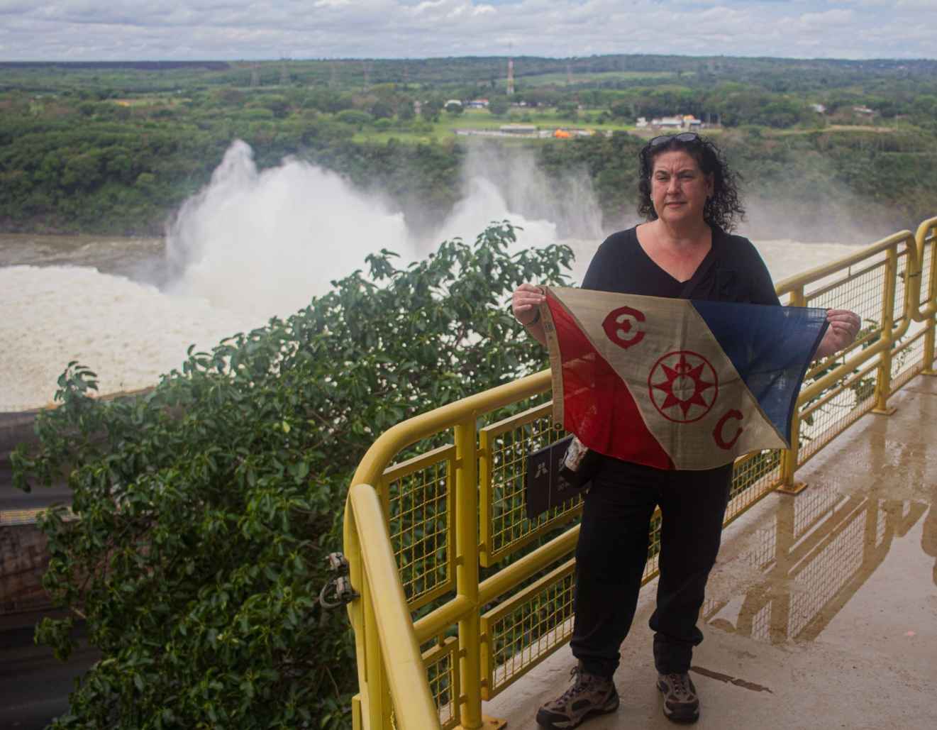 Dr Scharff At The Itaipu Dam