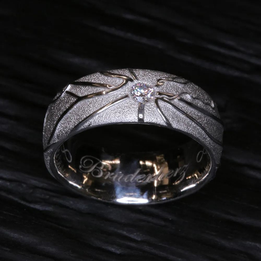 Erinnerungsdiamant Platin Ring Goldschmiede Retina