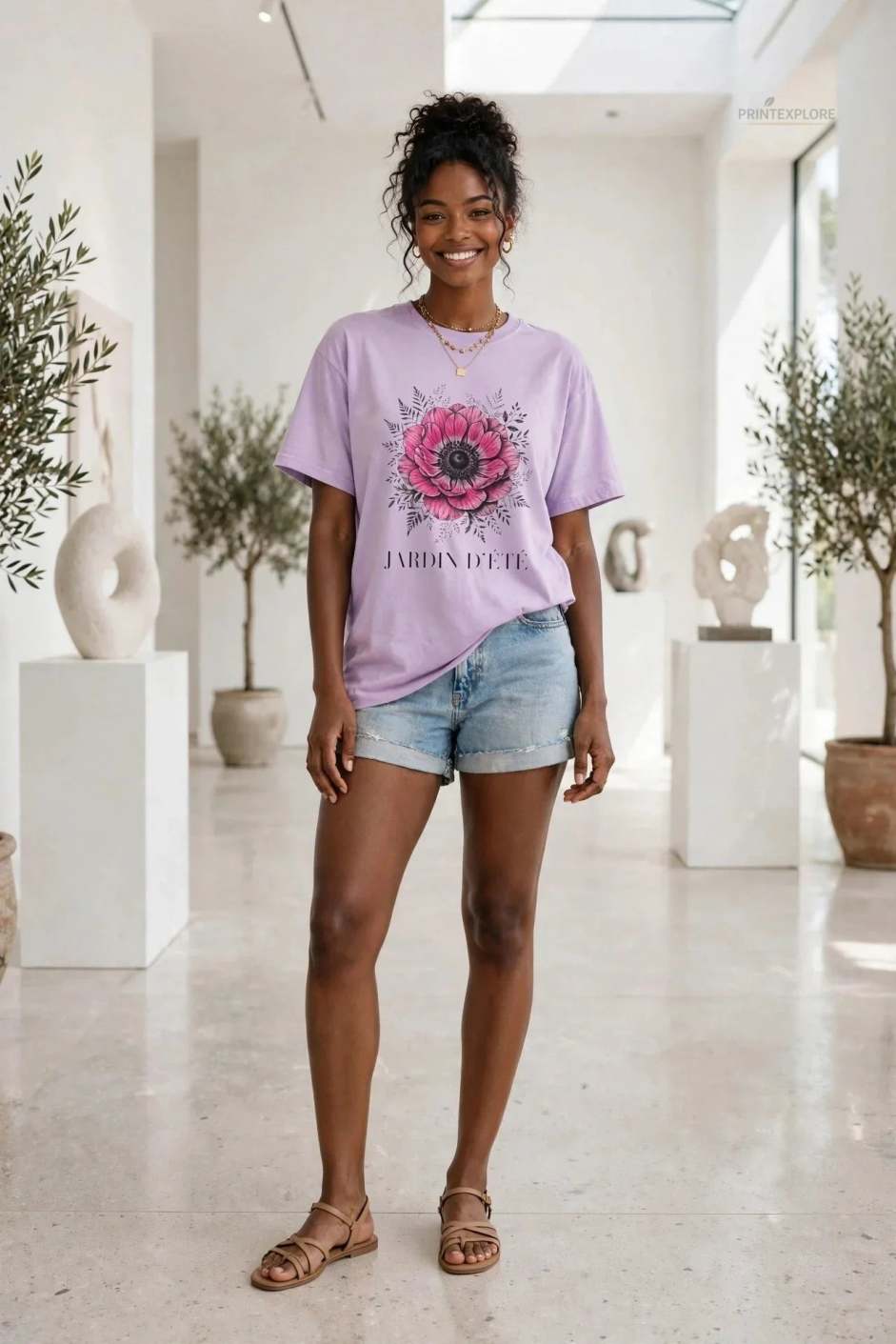 Floral Graphic Tee