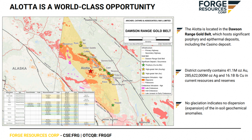 Forge Resources Corp: World Class Opportunity