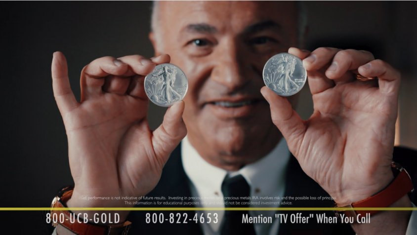 Kevin O Leary Holds American Silver Eagles