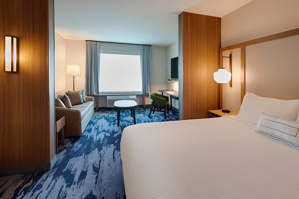King Suite Sleeping Area