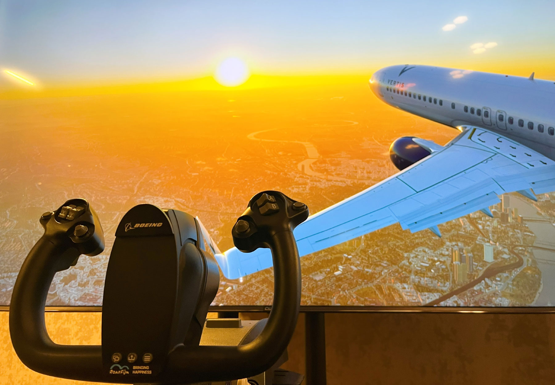 Motion Flight Simulator Branding