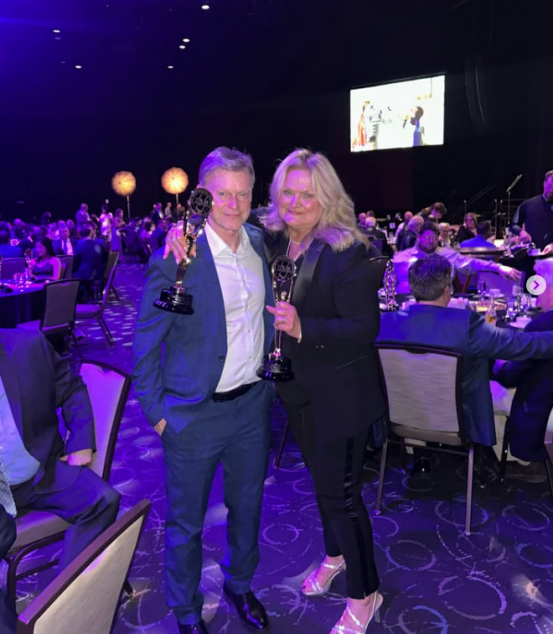 Paul Csik & Kelly Flanagan at the NJBA SAM Awards