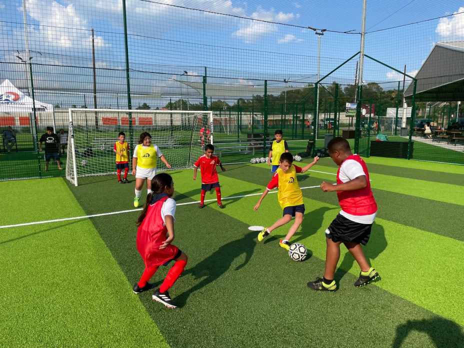 Revkids Playing Soccer