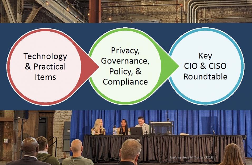 SecureMaine Panel with original 2023 event goals