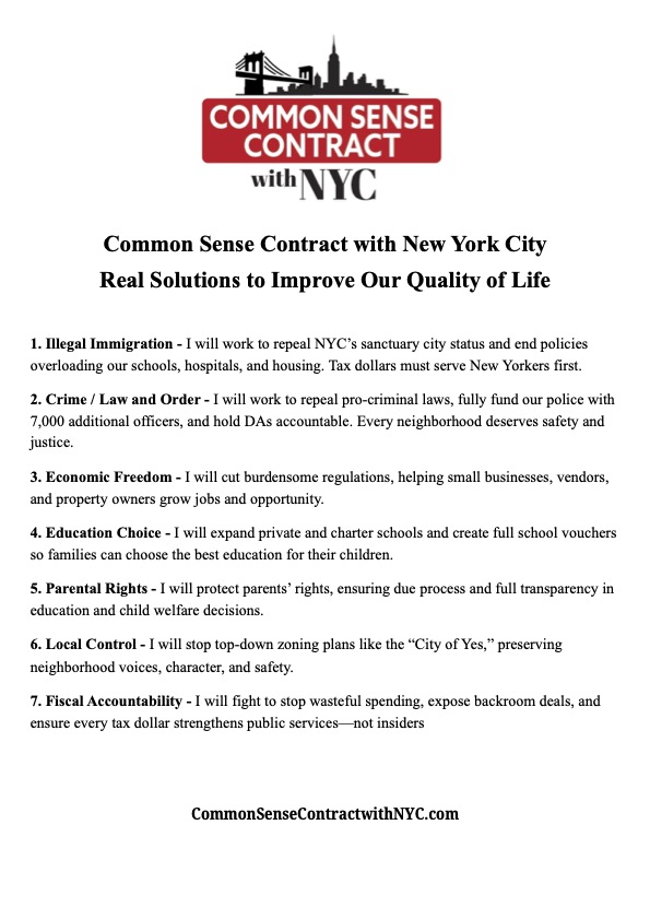 Shortened Common Sense Contract With New York City